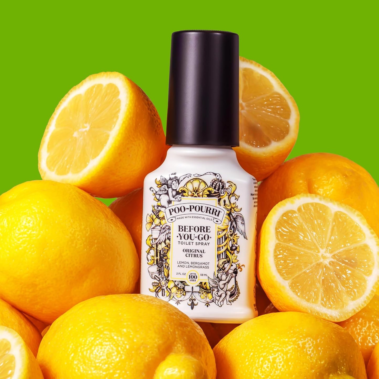 Poo-Pourri Before-You-Go Toilet Spray | Travel Essentials 3-Pack - TSA Approved, 0.34 Fl Oz Each, Odor Eliminator with Essential Oils