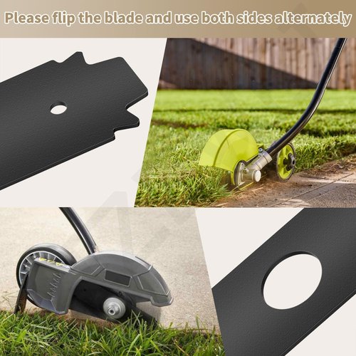 Expand-It 8" Reversible Heavy Duty Edger Blade - Compatible with Ryobi UT50500, UT15518 & More