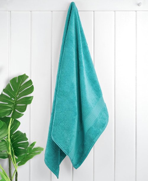 Cotton Paradise 4 Piece Turkish Bath Towels Set - Extra Large Soft Plush 100% Cotton in Turquoise