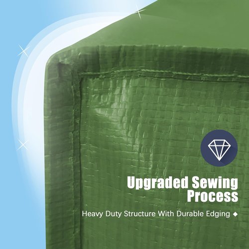 HOMESURE Large Water-Resistant Moving Bags - 4 Pack Heavy-Duty Storage Totes with Zippers & Handles | Olive Green