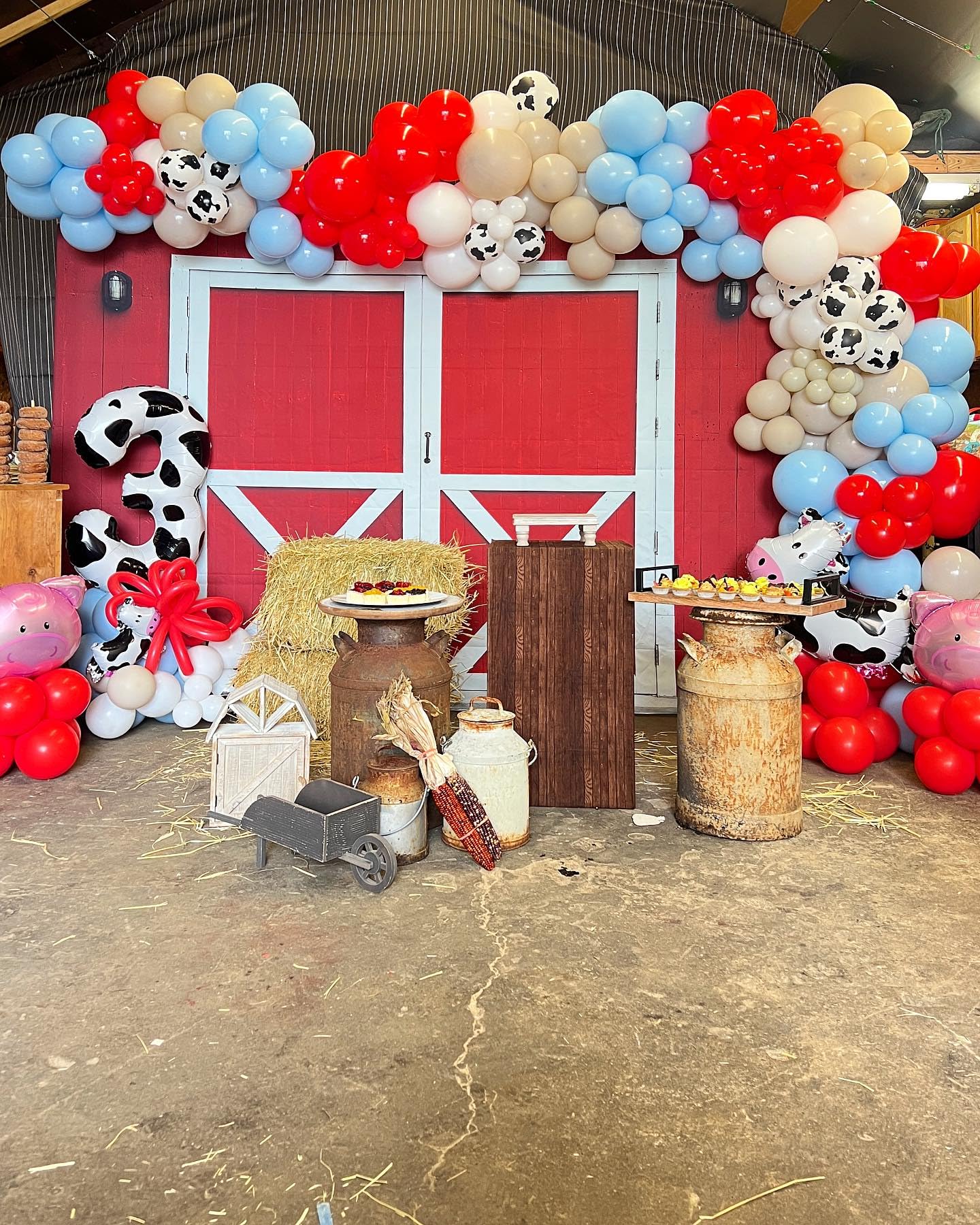 Cow Print 7 Balloon, Number 40 Inch Birthday Party Decorations, 7th Balloon Number, Cow Print Seven Birthday Decorations, Number 7