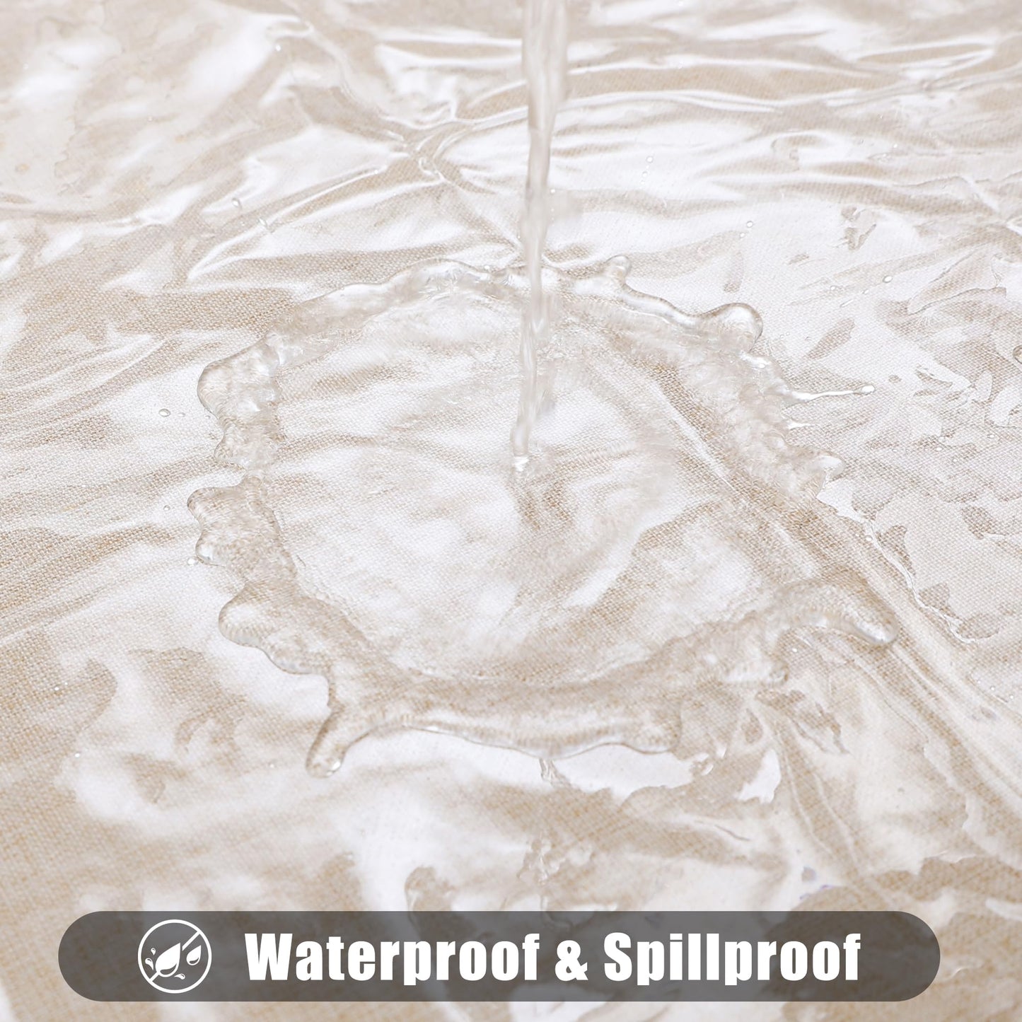 Smiry Rectangle Table Cloth 60x84 Inch, Waterproof Wipeable Vinyl Tablecloths Protector, Oil Spill Proof Plastic Table Cover for Dining, Picnic, Camping, Outdoor, Clear