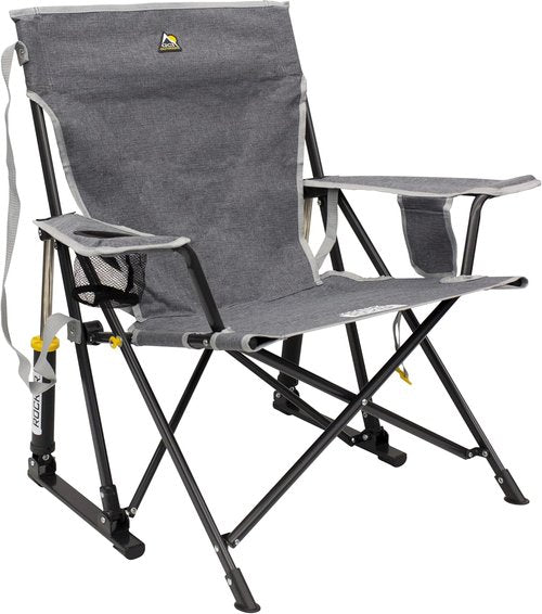 GCI Outdoor Kickback Rocker - Comfortable Outdoor Rocking Chair with Beverage Holder | Portable Design
