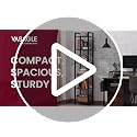 VASAGLE 6-Tier Bookshelf, Bookcase Book Shelf with Steel Frame
