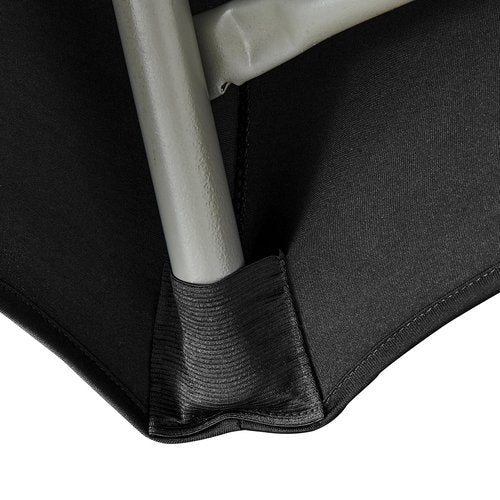 ChaiSang 2pack 6FT Black Elastic Tablecloth for Kitchen Dining Recntangle Spandex Tablecloth Perfect for Birthdays Weddings Banquets Hotels and Parties