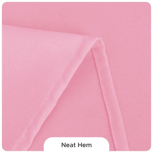 Fitable 8 Pack Round Tablecloths: Stain Resistant Wrinkle Free Circle Table Clothes, Washable Reusable Polyester Table Covers for Wedding Party Birthday Banquet Reception(Pink, 84 Inch)