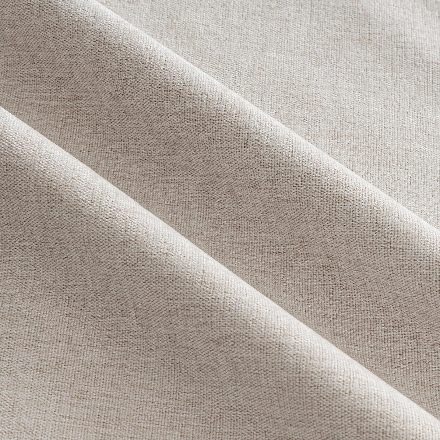 Regine Switzerland 100% Blackout Curtains - Luxury Chenille Thermal Insulated Drapes | 84" Long, Beige, 2 Panels