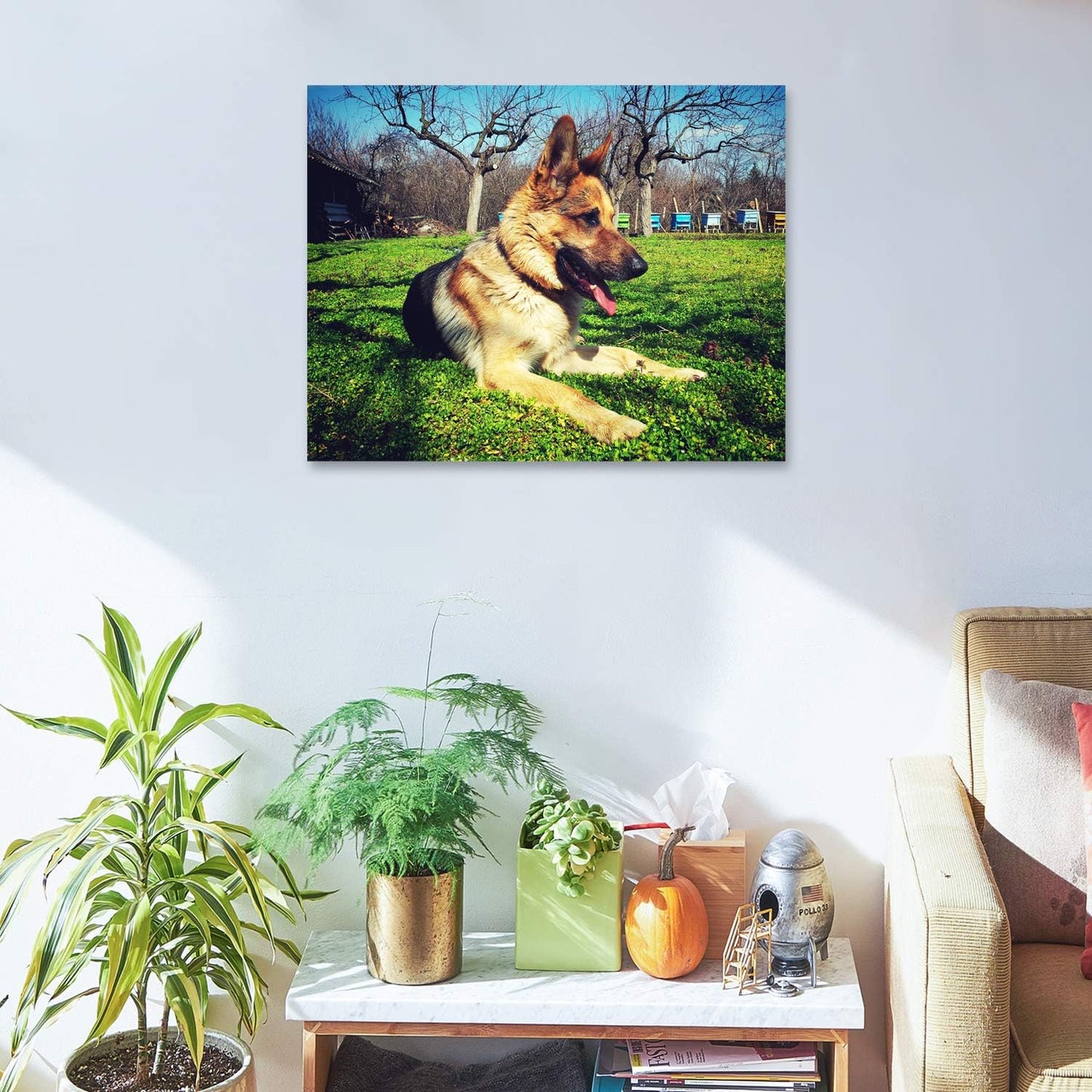 Skiennix Personalized Canvas Print - Custom Wall Art for Bedroom & Living Room | 14" W x 11" H