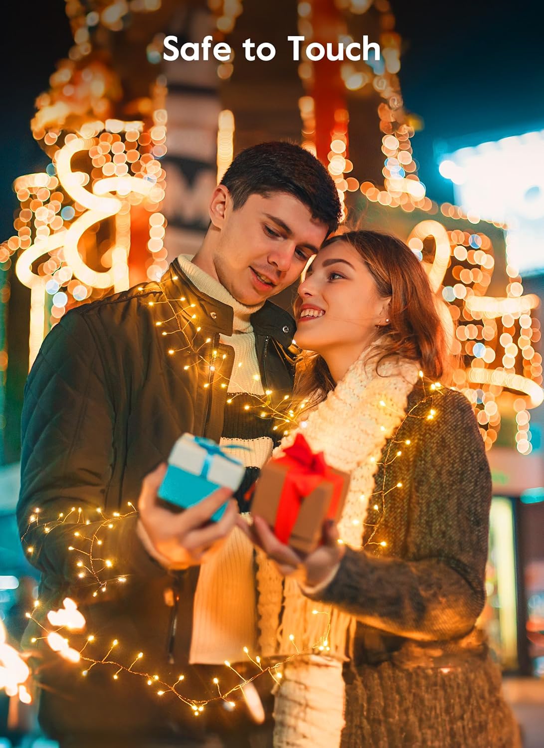 200 LED Fairy Lights with Remote & Timer - 16.4Ft Silver Wire Twinkle Lights for Indoor Christmas, Wedding & Party Decor