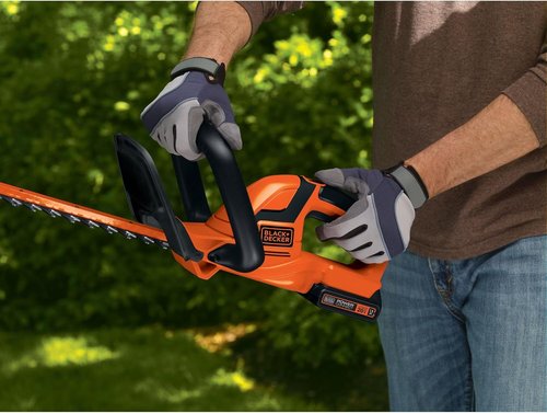 BLACK+DECKER 20V MAX Cordless Hedge Trimmer - 22 Inch Steel Blade, Lightweight Design, Battery Included