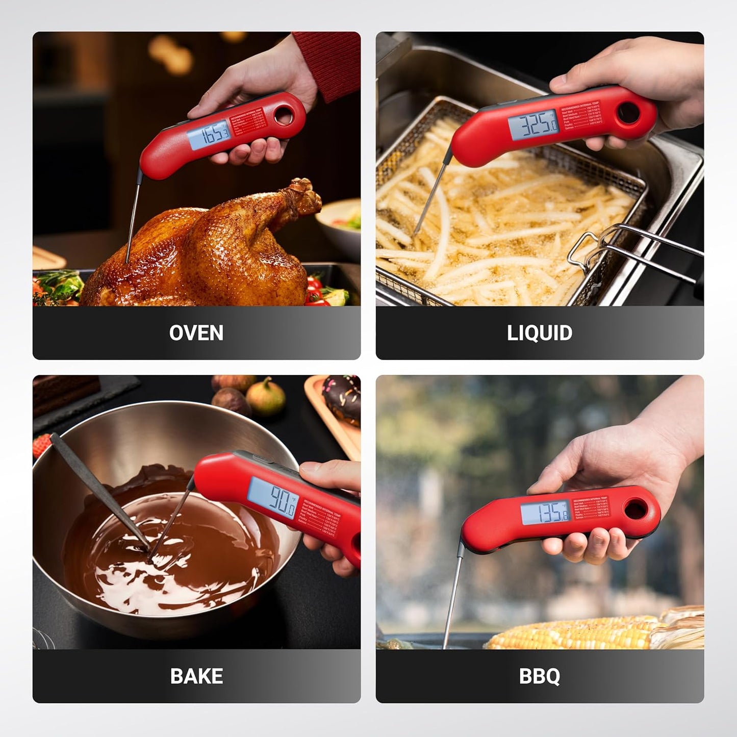 ThermoMaven Digital Meat Thermometer - Ultra-Fast 0.5 Sec Read, NIST Certified, Waterproof | BBQ & Cooking