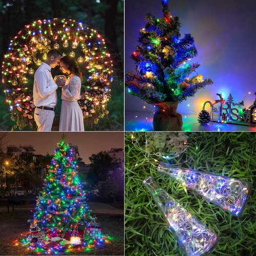 Fairy Light Battery Operated String Lights 6 Pack 20LED Copper Wire Firefly Twinkle Lights Indoor Waterproof for Christmas Halloween Garden Party Bedroom Wedding Birthday (Multicolor)