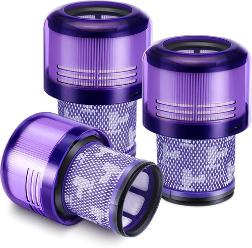 Dyson V11 Vacuum Filters - 3 Pack Replacement for Animal Torque Drive & V15 Detect | Part #970013-02