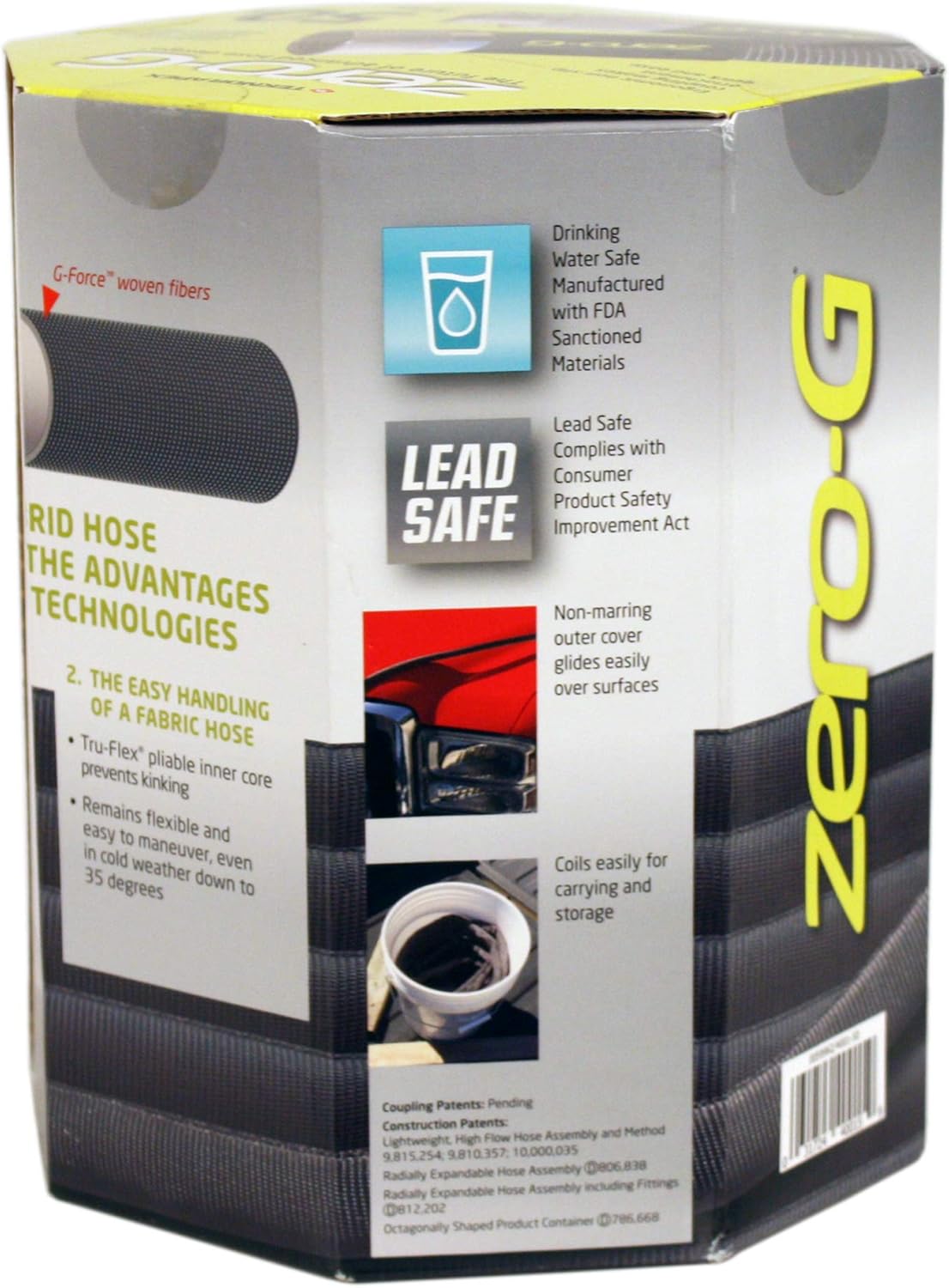 Zero-G 4001-50 Garden Hose - Lightweight, Ultra Flexible & Durable | Kink-Free, 5/8-Inch x 50-Feet