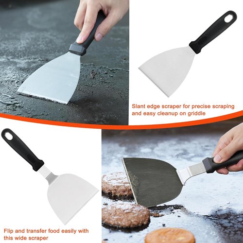 DY Decent Family 40-Piece Griddle Accessories Kit - Essential Flat Top Grill Tools for Outdoor BBQs