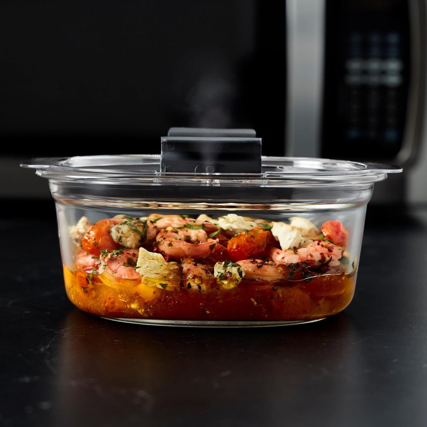 Rubbermaid Brilliance® Glass Round Food Storage Containers - Leak-Proof 6-Piece Set for Meal Prep
