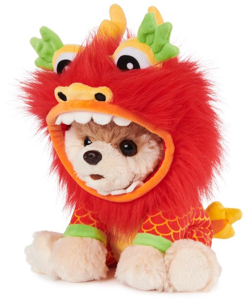 GUND Boo, The World’s Cutest Dog Lunar New Year Dragon Plush Pomeranian Stuffed Animal for Ages 1 and Up, 9”