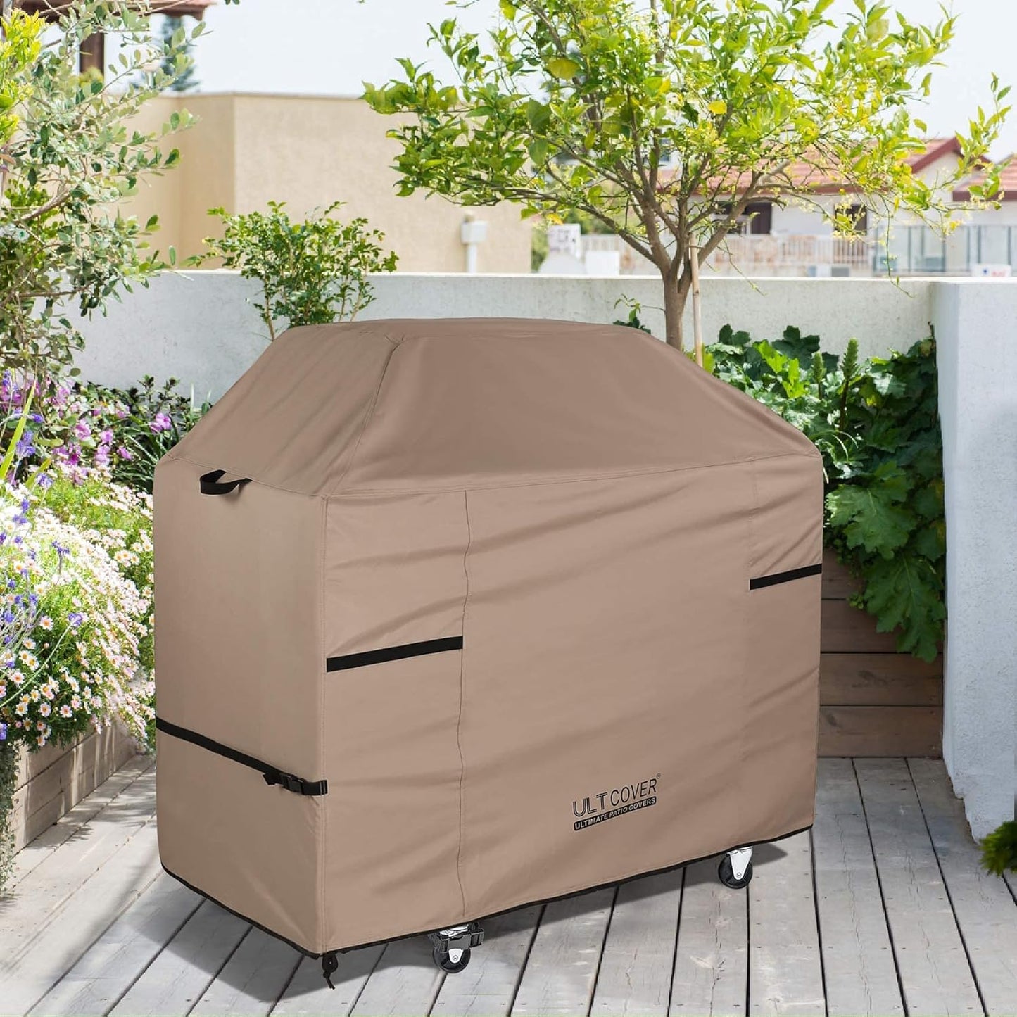 ULTCOVER Waterproof Grill Cover - Heavy-Duty 58-Inch BBQ Cover for 3-5 Burner Gas Grills