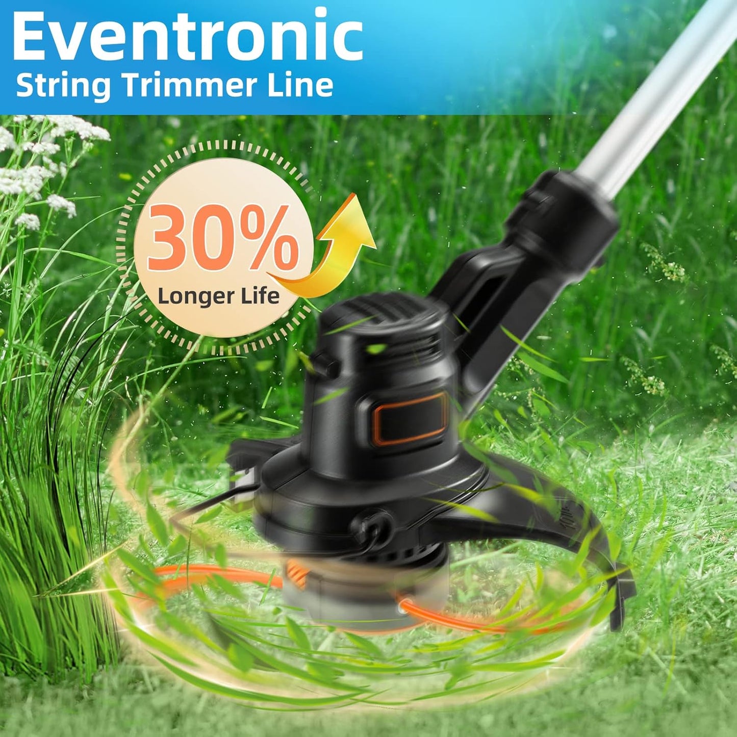 Weed Eater 065 String Trimmer Line - 580 Feet Heavy Duty Replacement for Medium & Heavy Grass