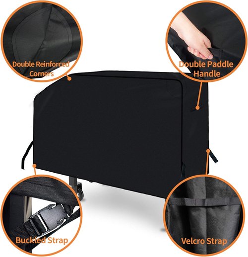 iCOVER 28-Inch Griddle Cover - Heavy Duty Waterproof & UV Resistant Canvas for Blackstone Grills