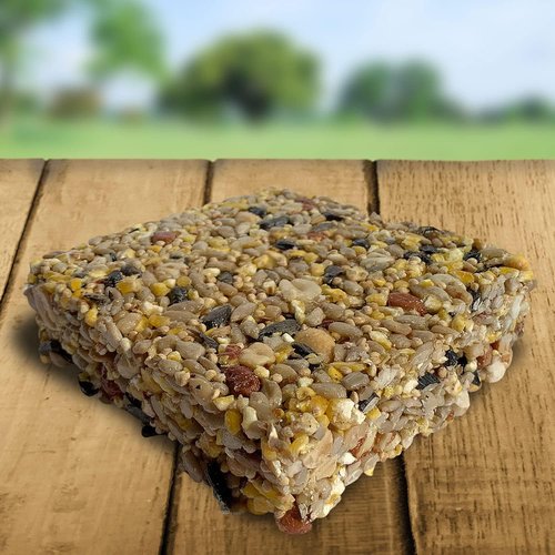 Blue Seal Woodpecker Suet Treat Bars - No Mess Bird Feed for Woodpeckers & Cardinals | 8 oz Cakes (Pack of 12)