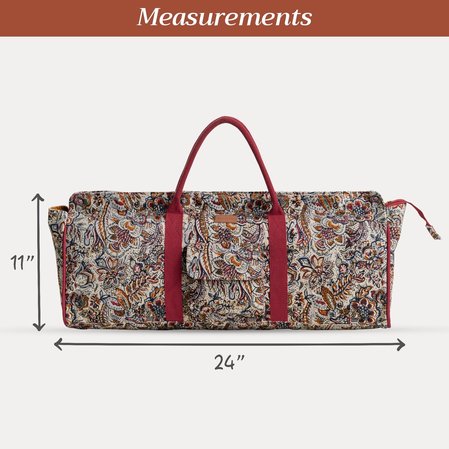 Maison d' Hermine Yoga mat tote bag for Women & Men, Travel Yoga Gym Bag With Pocket and Zipper Mothers Day Gifts - Jaipur