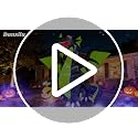Halloween Inflatable Dragon Pumpkin Decoration - Green 9FT Outdoor Yard Decor
