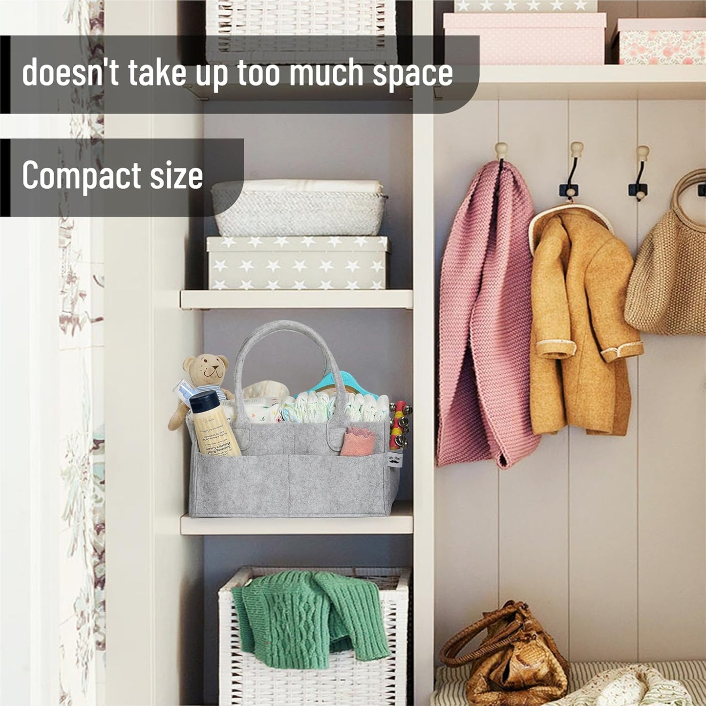 Mr. Pen - Portable Baby Diaper Caddy Organizer | Ideal for Changing Tables & Nurseries