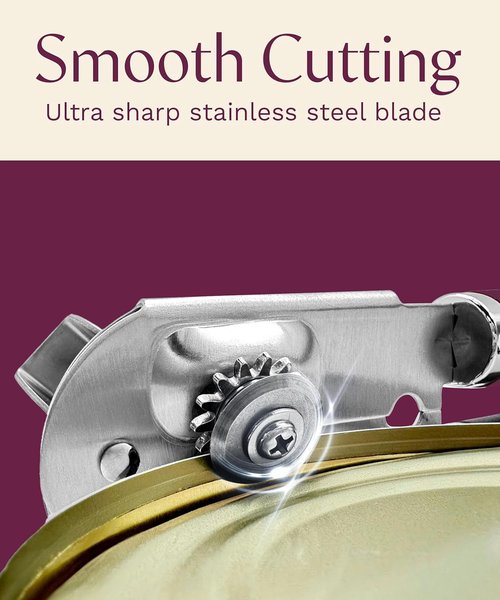 **Skiennix Premium Multifunction Magnetic Can & Bottle Opener - Heavy Duty Stainless Steel, Easy Turn Knob, Mauve**