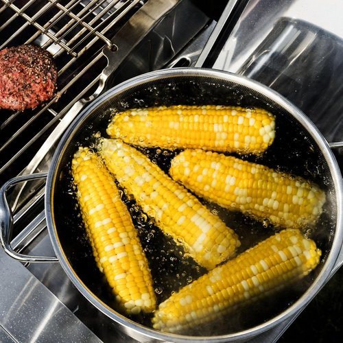 HexClad Hybrid Nonstick 10-Quart Stockpot - Tempered Glass Lid, Stay-Cool Handles, Oven-Safe Up to 900°F