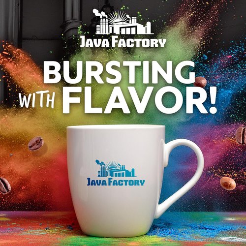 Java Factory Coffee Pods - Vanilla Flavored K-Cup Compatible Coffee | 80 Count Pack