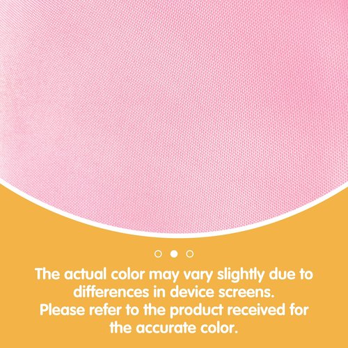 BRILLMAX 6 Pack Pink Tablecloths 90 x 132 Inch for 6ft Rectangle Tables - 150 GSM Polyester Fabric, Floor Length Drop, Water, Stain & Wrinkle Resistant Cloth Cover for Wedding Reception Banquet