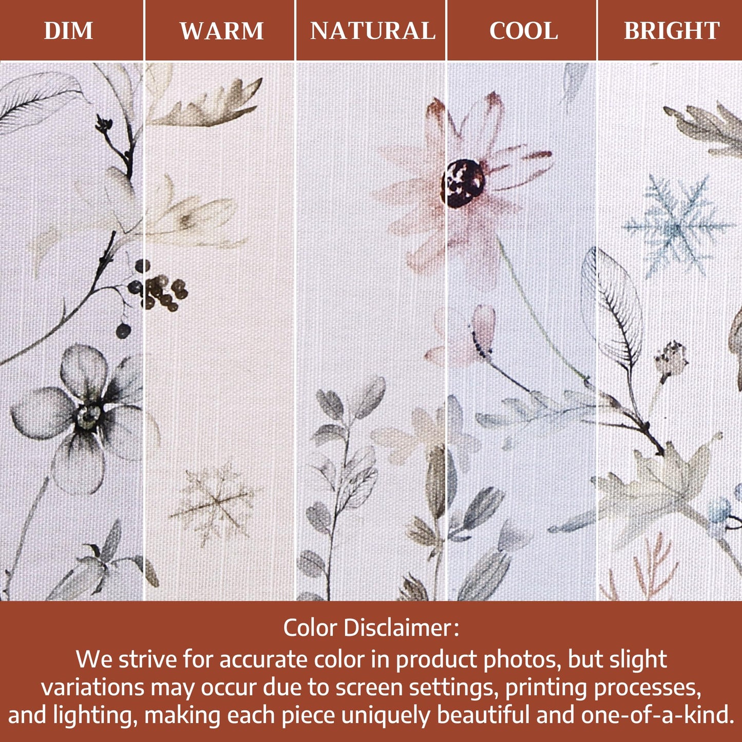 Maison d' Hermine Table Cloth Square Table 100% Cotton 54 x 54 Inches Fall Tablecloth Reusable Everyday Use for Thanksgiving Christmas Decorations Dining Farmhouse Party (Ice Florals)