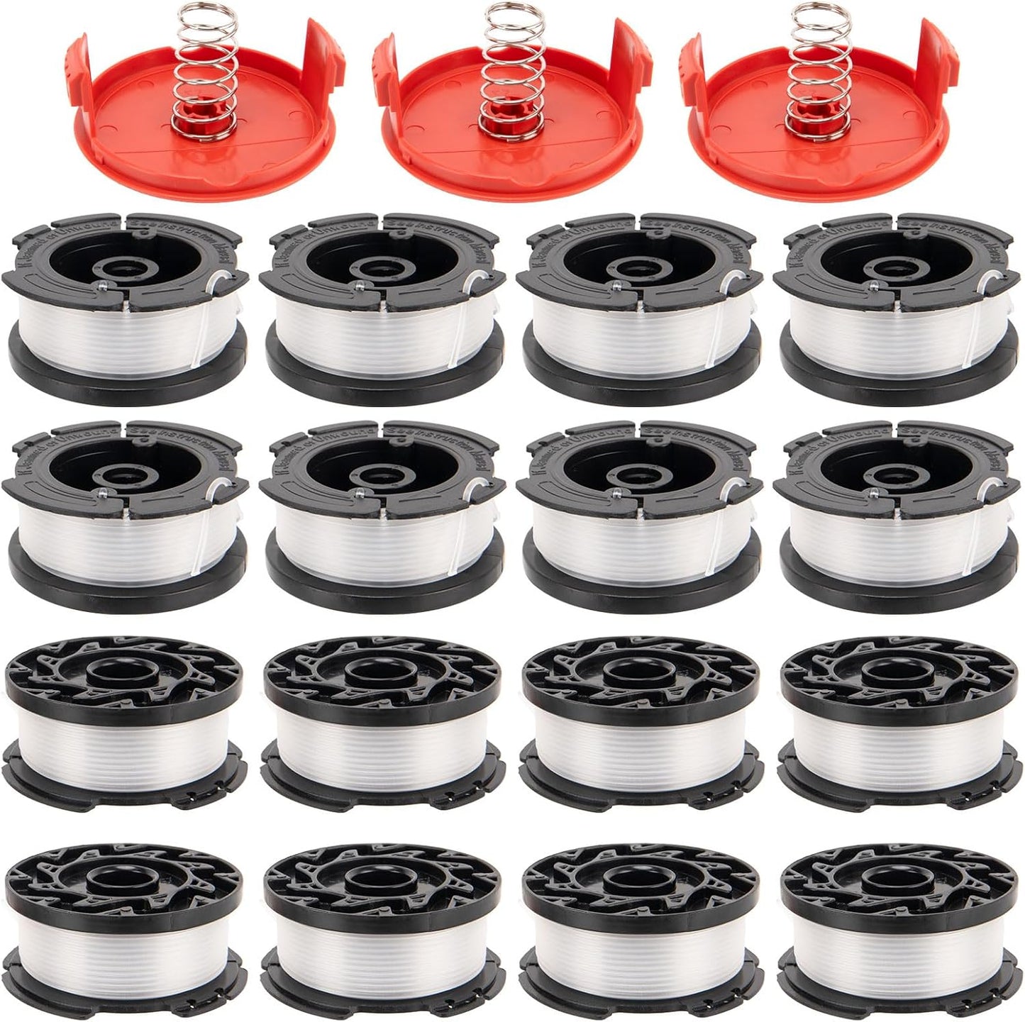 KAKO AF100 Spool - 30ft Autofeed Replacement String for Black Decker Weed Eater | 0.065" Diameter