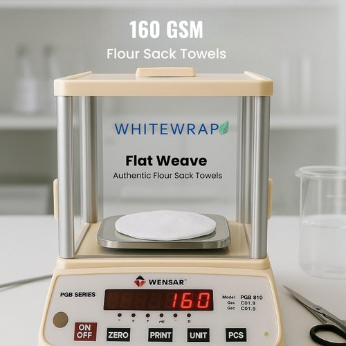 Flour Sack Towels| Tea Towel for Crafts| Kitchen Dish Cotton Blank Towel for Embroidery|Baking Bread Proofing Linen Cover| Super Absorbent Quick Dry| 6 Pack 18"x28" White