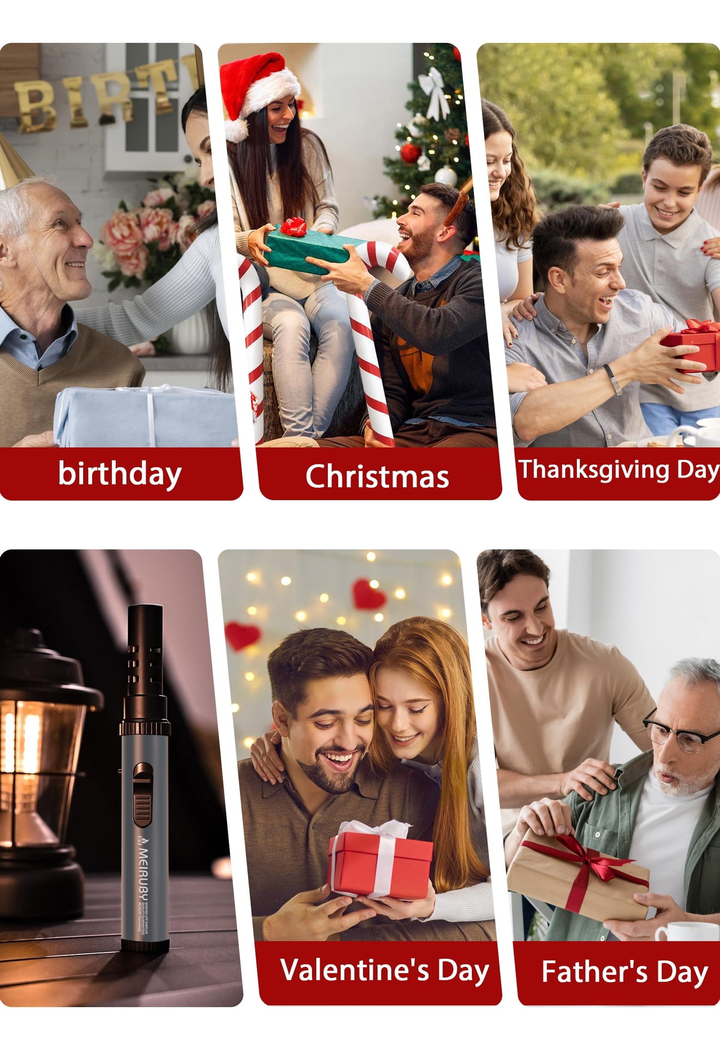 Stocking Stuffers Gifts for Men Dad Adults Torch Lighter,Lightsaber Torch Flame Butane Lighter Christmas Birthday Gifts for Dad Father Husband Grandpa, Cool Gadgets for Men 2025