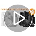 Disposable Coffee Cup Lids for 8-24oz Hot Beverages - 500 Pack