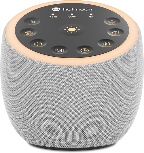 Hotmoon Sound Machine - Dual-Speaker White Noise Device with 40 Relaxing Sounds & Timer | Pink, Brown, Green