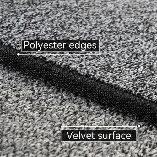 AREDO Runner Rug - Non-Slip Rubber Backing | Washable Soft Carpet for Kitchen & Hallway - 2x6 ft Black