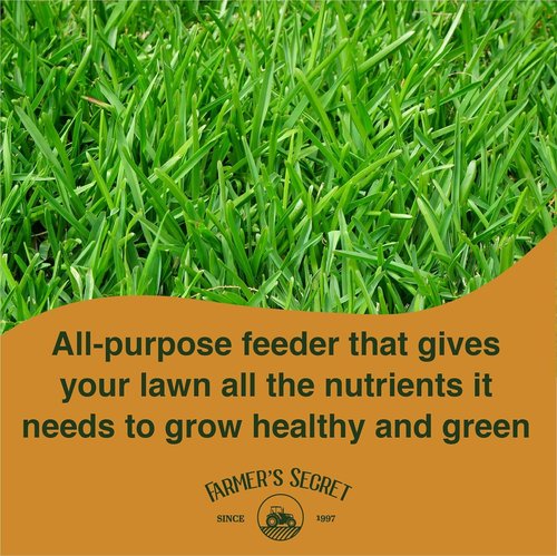 Farmer’s Secret Lawn Booster Fertilizer - Super Concentrated Formula for All Lawn Types | 32oz