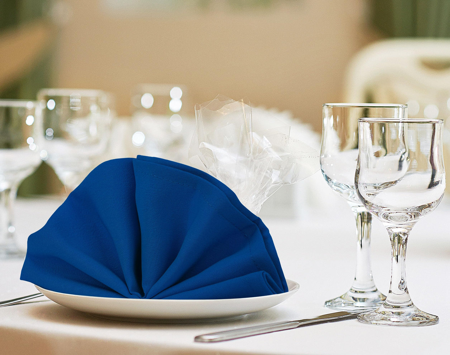 Utopia Home [24 Pack, Royal Blue] Cloth Napkins 20x20 Inches, 100% Polyester Hemmed Edges, Washable and Reusable Ideal for Parties, Weddings and Dinners