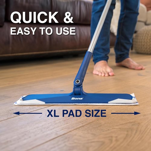 Bona Hardwood Floor Cleaning Pads - Unscented Disposable Wet Pads | 12 Pack for Residue-Free Shine