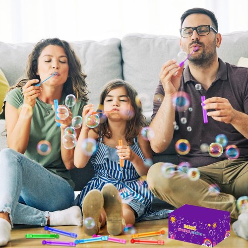 Bubbles Party Favors - Mini Bubble Wand Toy for Kids | 20-300 Pack for Goodie Bags & Outdoor Fun