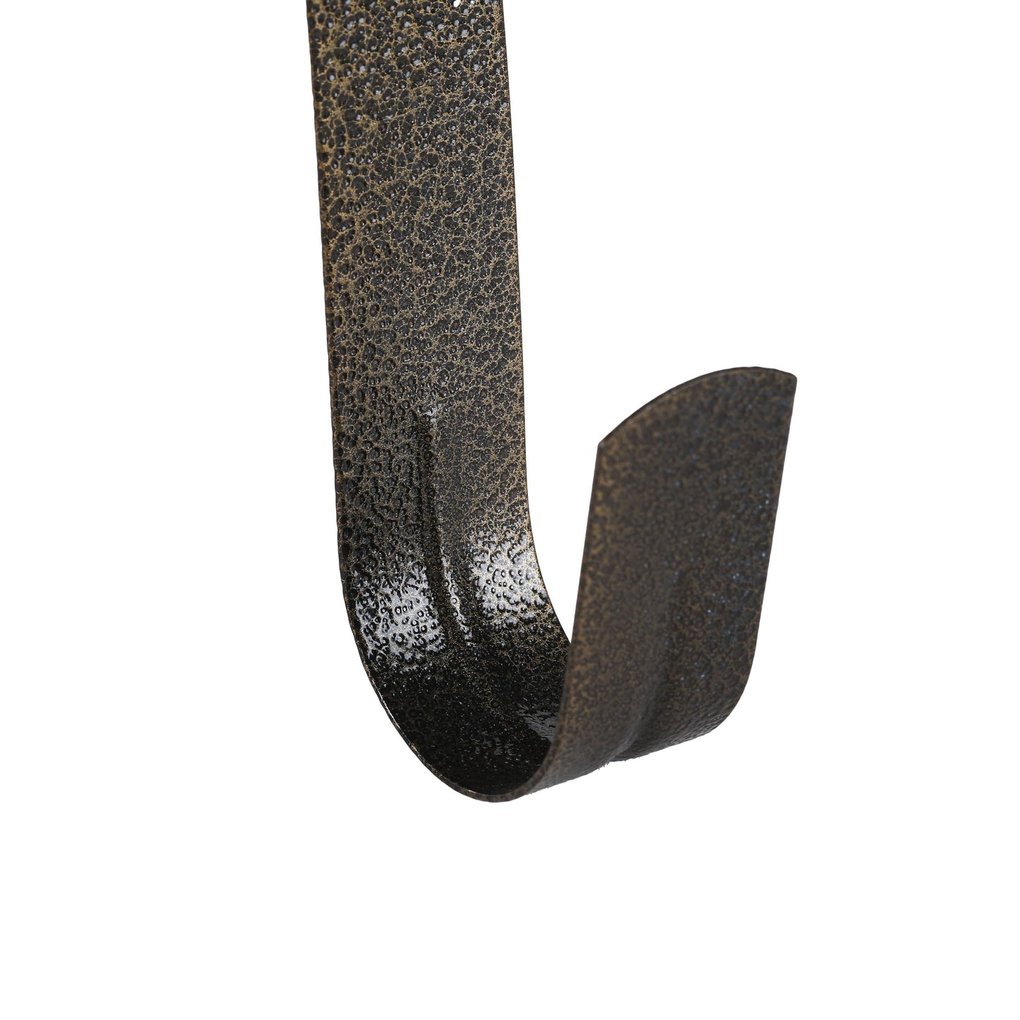 Sattiyrch 12" Wreath Hanger for Front Door,Steel Over The Door Hanger Hook,Wreath Door Hanger(Textured Bronze, 1)