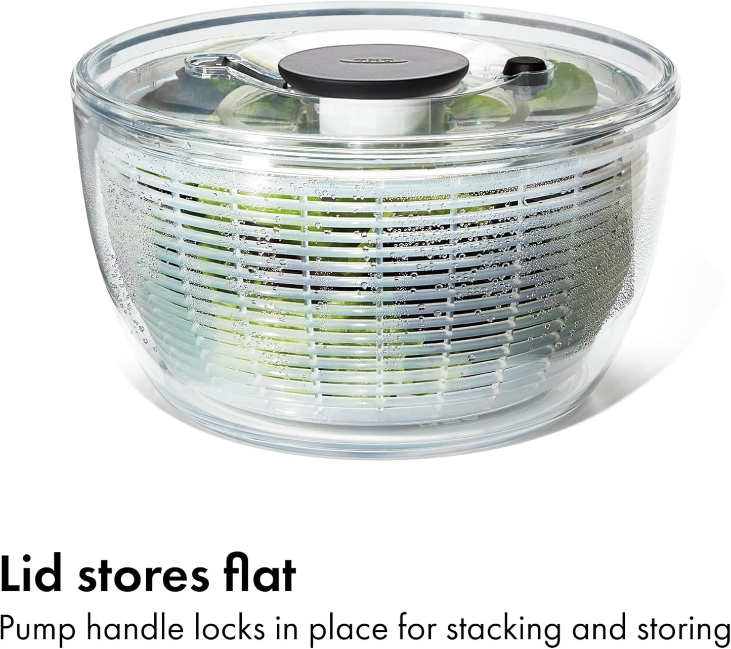 OXO Good Grips Salad Spinner - Efficient Lettuce & Fruit Washer | 6.22 Quart Capacity for Easy Cleaning