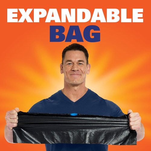 Hefty Ultra Strong 13 Gallon Trash Bags - Break Resistant Drawstring | Continuous Odor Control, 40 Count