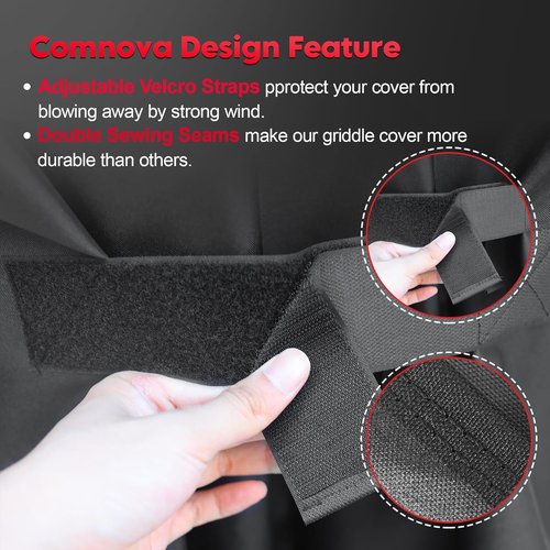 Comnova Griddle Cover - Heavy Duty Waterproof 600D for Camp Chef FTG600 | 63.5 x 22 x 36 Inch