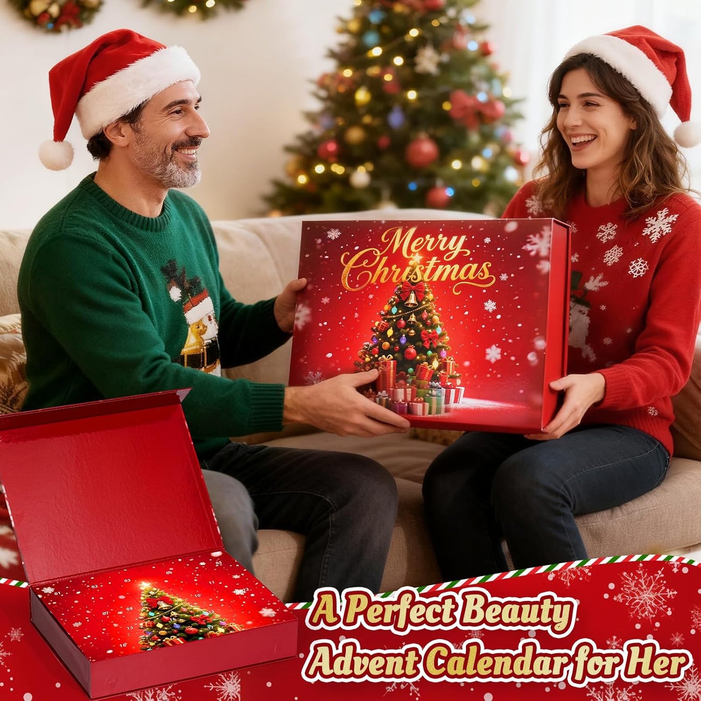 Regine Switzerland Beauty Advent Calendar 2025 - 24 Days of Makeup & Skincare Gifts for Women & Teens