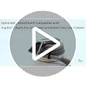 Universal Upholstery Cleaning Attachment with 12ft Hose for Carpet & Sofa Cleaning