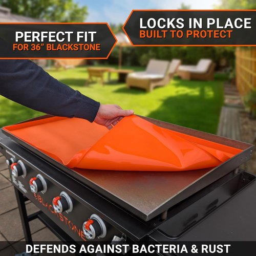 Blackstone 36" Premium Silicone Griddle Mat - Heavy Duty Food Grade Cover Keeps Grill Clean & Rust-Free